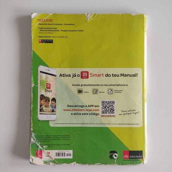 Mat 6, vol 1 e 2, manual mat., 6° ano