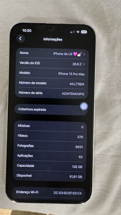 Iphone 13 pro max com garantia