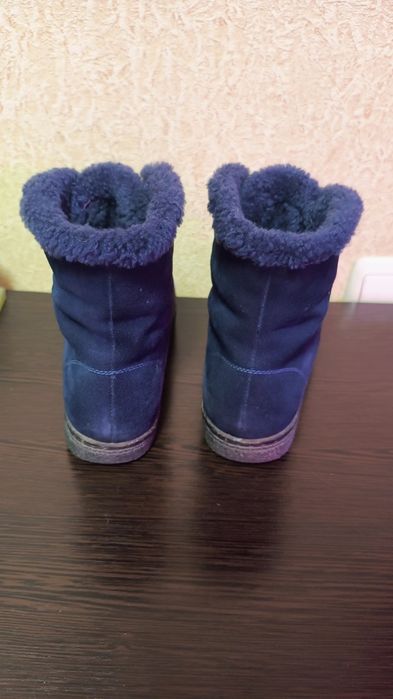 Зимние кеды, натуральный мех