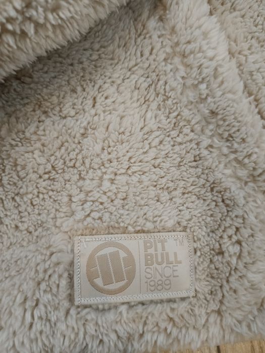 Ciepła bluza kangurka z kapturem teddy Pitbull Aragona pluszowa cozy