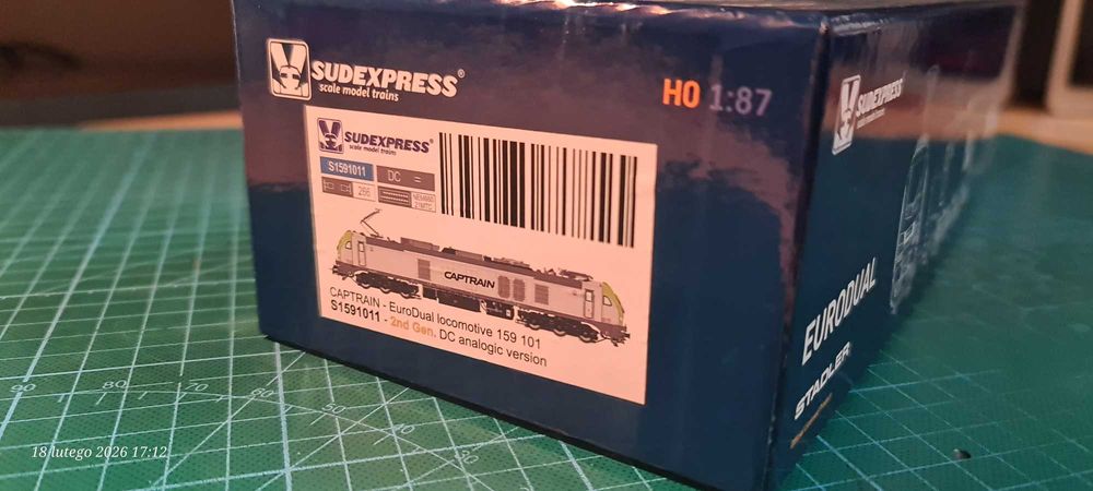 H0 Lokomotywa elektryczna EuroDual Sudexpress S159101 Nowa