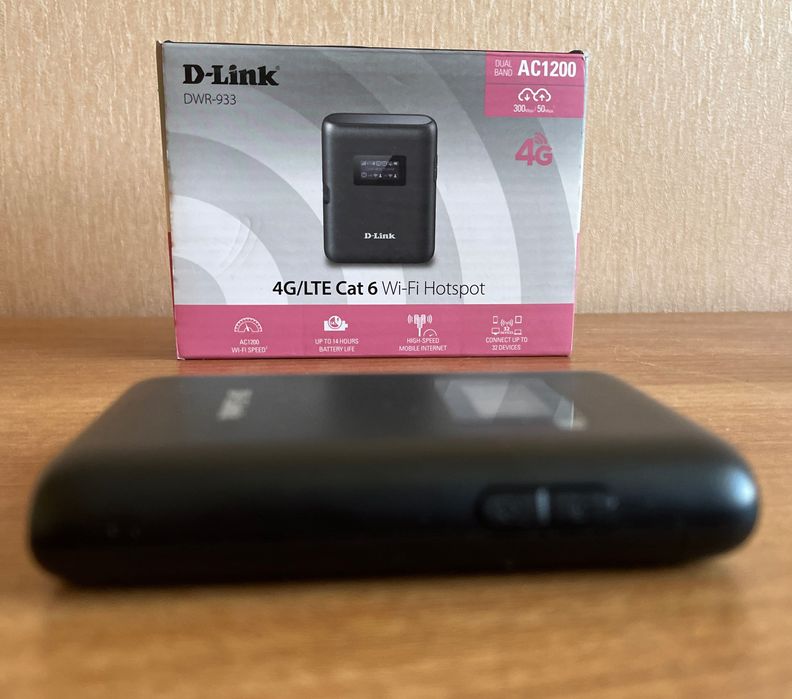 Роутер D-Link DWR-933 4G/LTE Cat6 WiFi