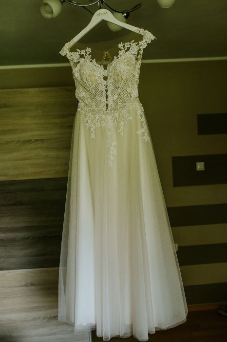 Suknia ślubna Ida Torez - styl rustykalny/boho