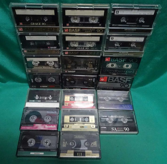 Продам  Аудиокассеты BASF,FUJI,Maxell,TDK,Sony
