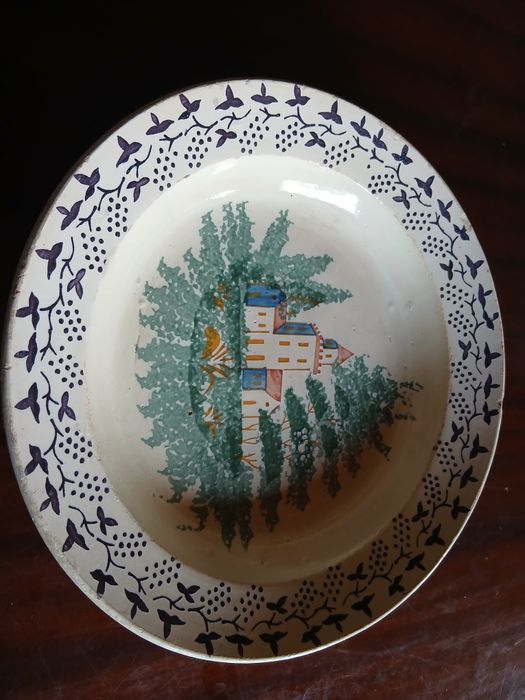 Antiga Faiança sec XIX Prato