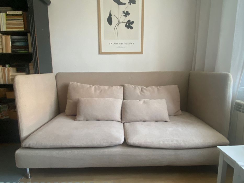 Sofa ikea soderhamn wysokie oparcie beż