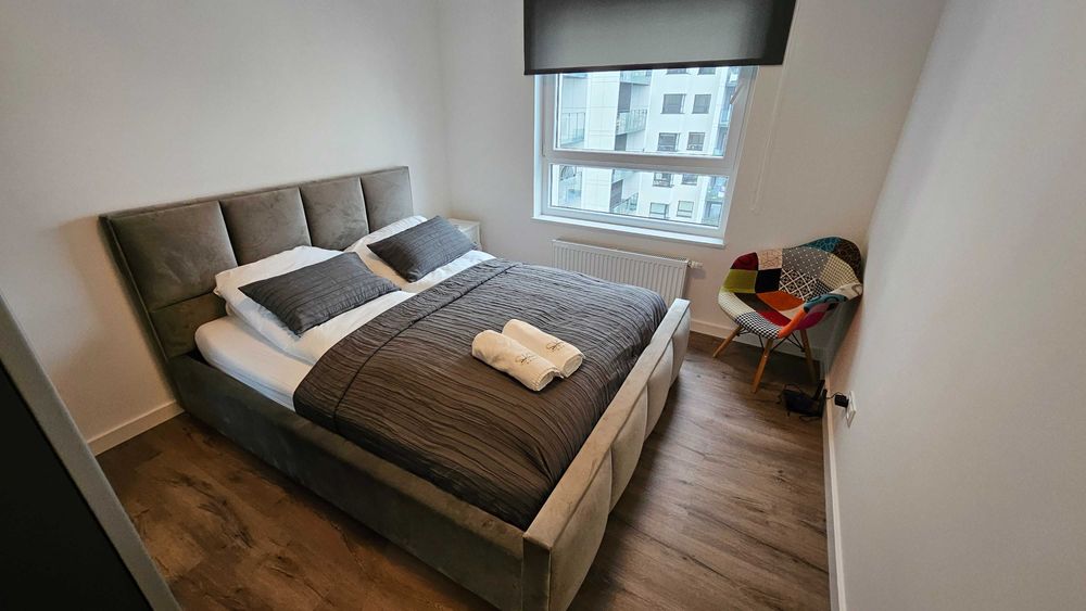 Nowiutki 3 pokojowy apartament Self Check In na doby Poznań Bułgarska