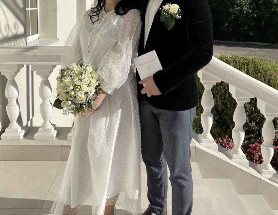 Плаття сукня святкова для розпису весілля