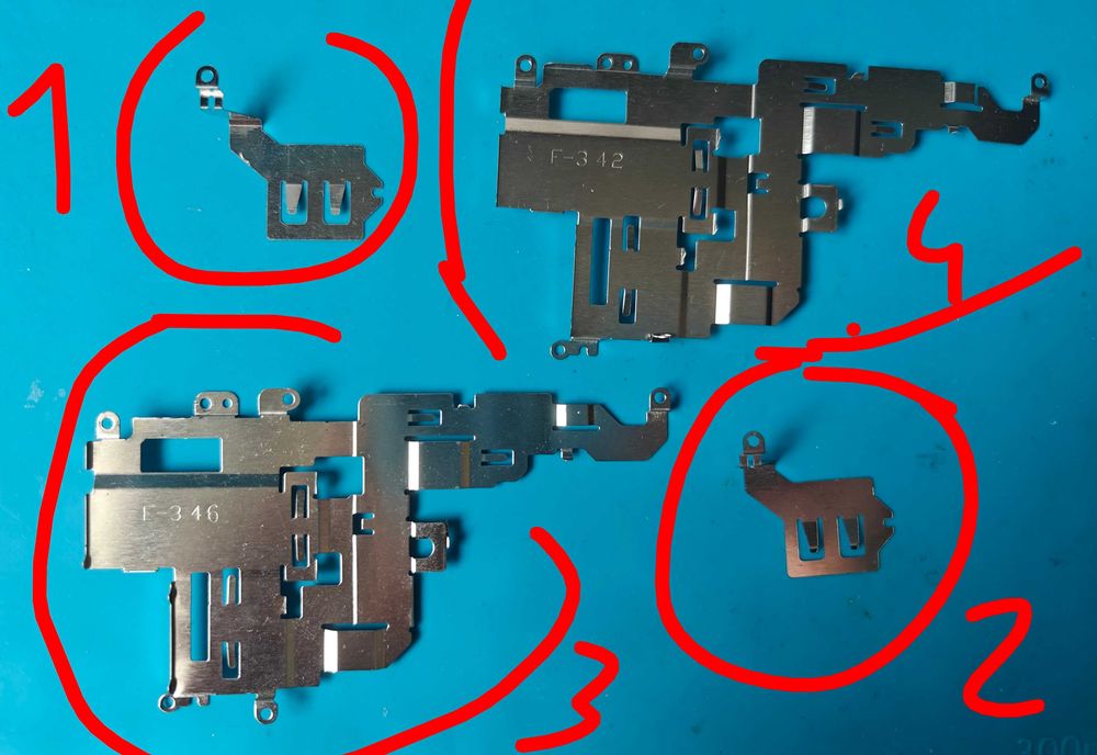 Części PSP1000 osłona wifi i płyty, PSP 1004