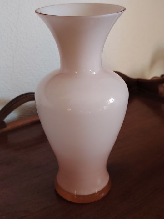 Jarra Côr Rosa em vidro Murano