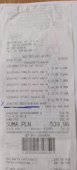 Kran kuchenny IKA BOSJON