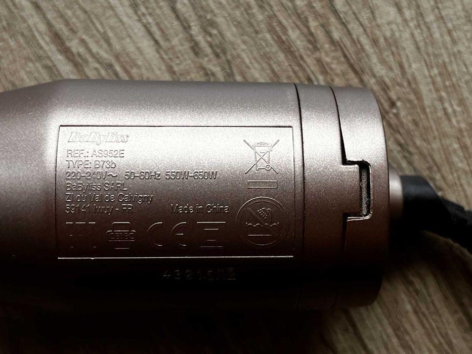 Suszarko-lokówka BABYLISS AS952E 40, 50 mm 650 W