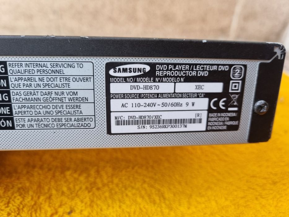 DVD Samsung sem Comando