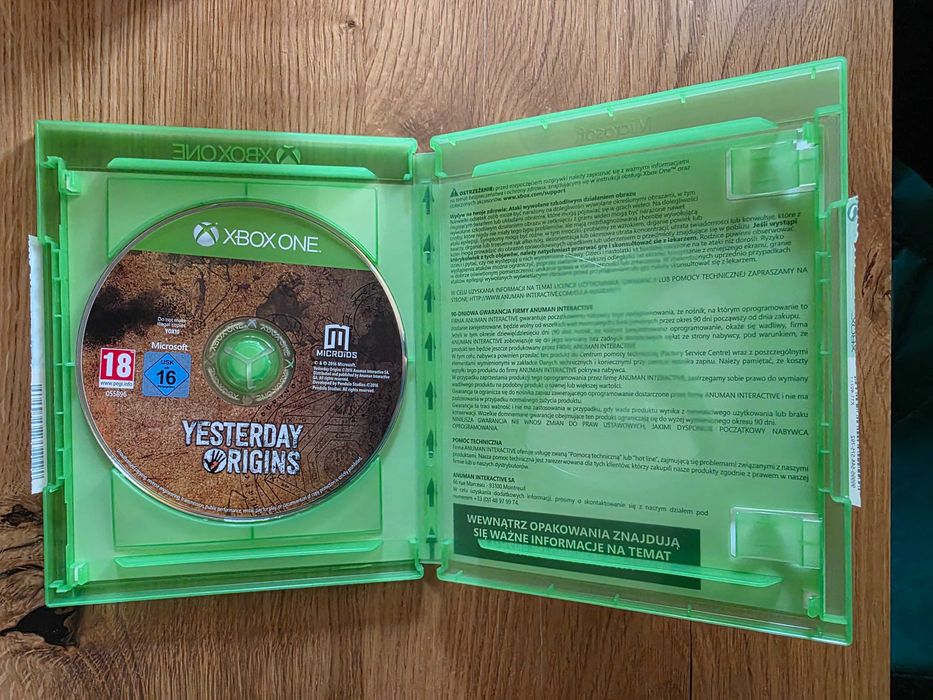 Yesterday Origins XBOX ONE PL