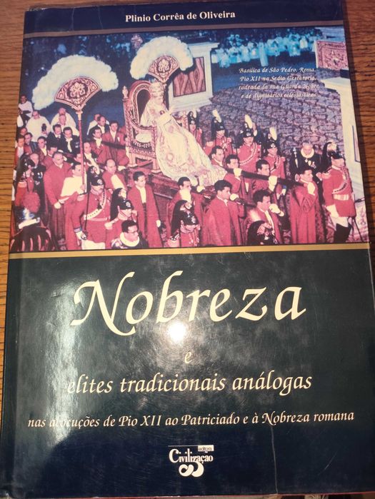 Livro Nobreza e elites tradicionais análogas Plínio Corrêa de Oliveira