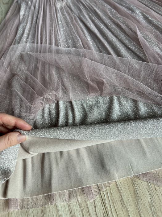 Tiulowa spódnica MIDI elegancka
