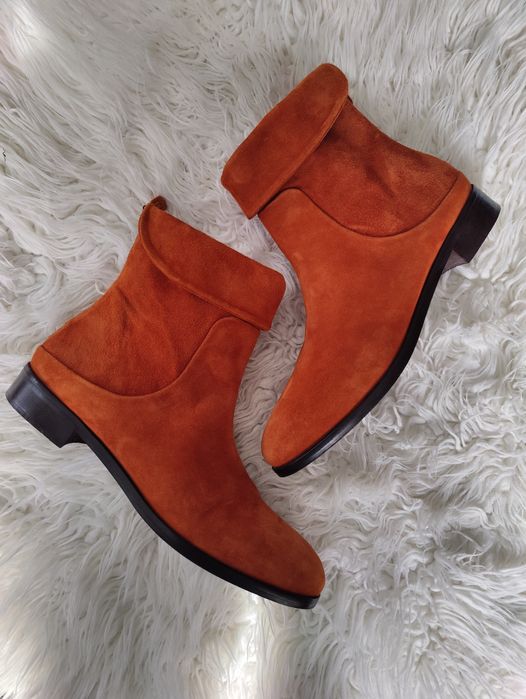 Черевики 41р Італія,Roberto Santi,натуральна замша