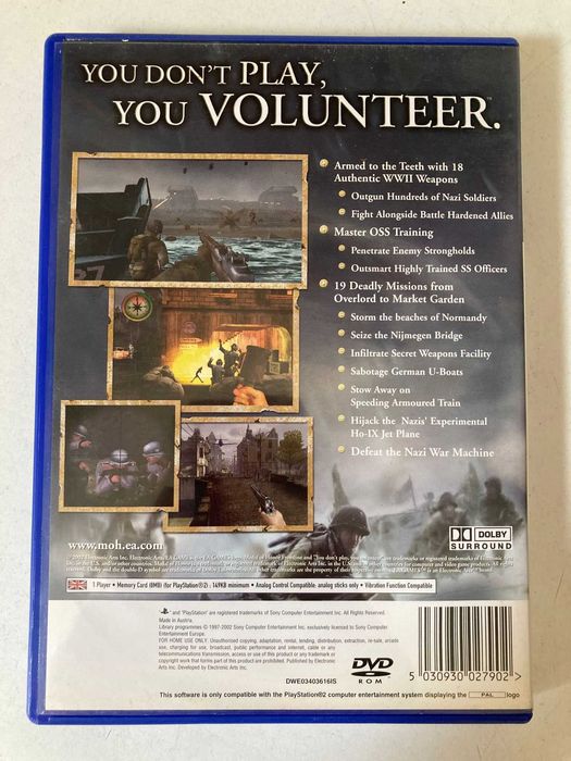 PS2 - Medal Of Honor Frontline
