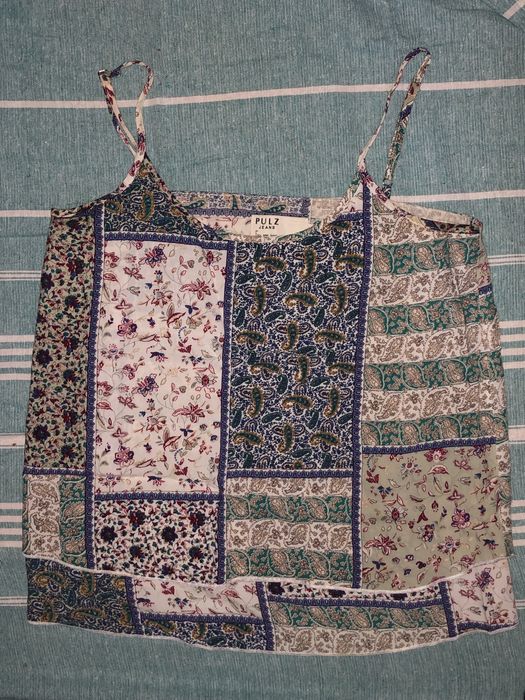 Bluzka na ramiączkach PULZ Jeans