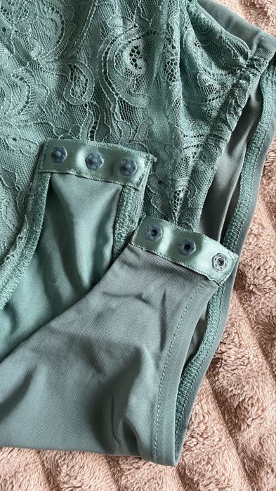Новий боді з кружевом та прозорою спинкою бренд Topshop, р. 10/38/S-M