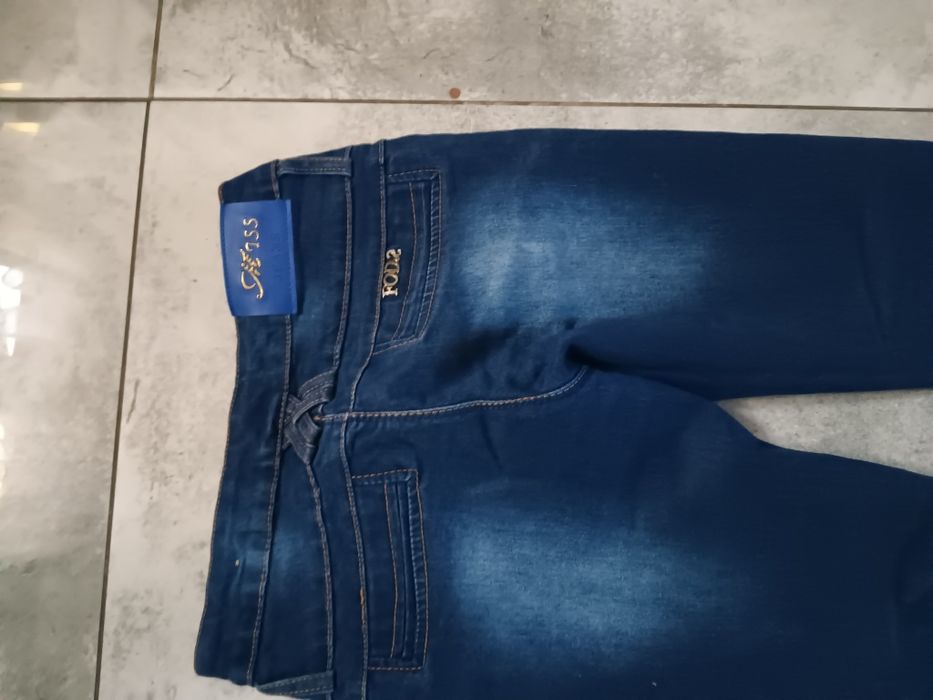 Jeansy rurki na 14 lat