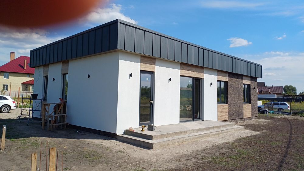 Современный дом 102м2 в элитном раене зазимя угловой