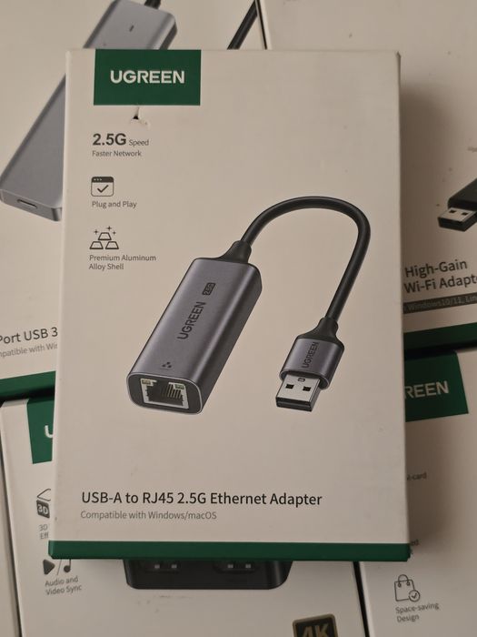 UGREEN USB-A to RJ45 2.5G Ethernet Adapter — мережевий адаптер 2.5 Гбіт/с
