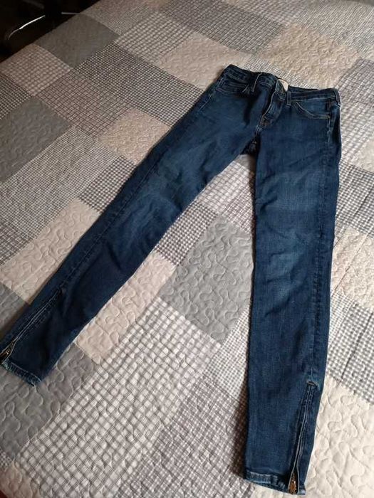 Jeansy rurki spodnie skinny Lee 28/33