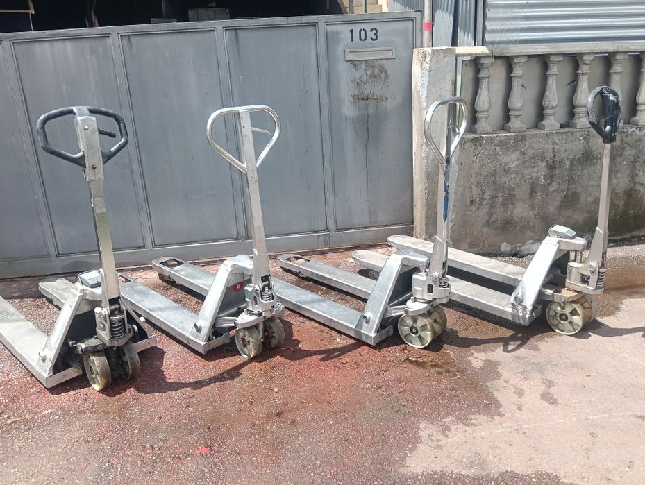 Porta paletes em inox