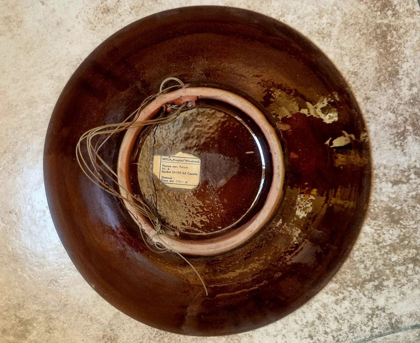 Patera Trzaska 38cm piękne kolory Przyjazn włocławek