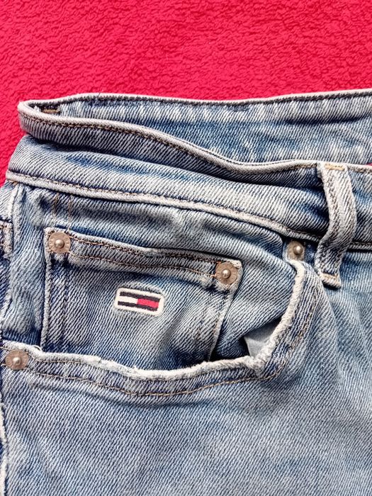 #Tommy Jeans spodnie jeansowe dżinsowe niebieskie M