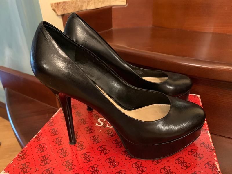 Кожаные туфли guess elsea3. размер 37. оригинал!