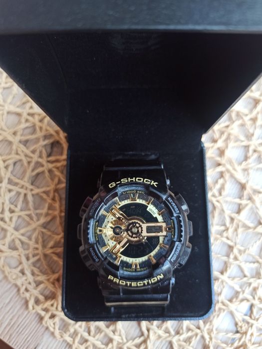Zegarek Casio g-shock 5146 ga110gb czarny/zloty