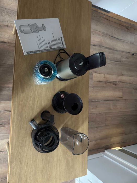 Sokowirówka wolnoobrotowa Panasonic MJ-L500 – jak nowa, użyta 3 razy