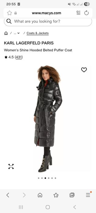 Пуховик KARL Lagerfeld