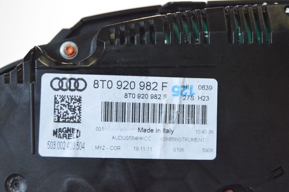 QUADRANTE MOSTRADOR MPH PAINEL INSTRUMENTOS MAGNETI MARELLI AUDI