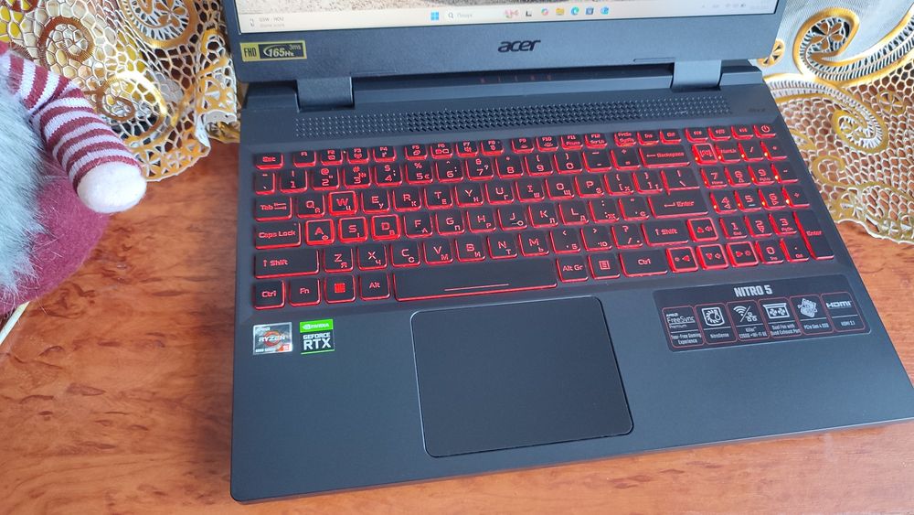 Acer Rtx3050Ti•R5 6600•165hz•16•500ssd•nitro 5