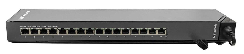 Switch NetGear ProSafe Plus 16x1GbE RJ-45 Fanless GSS116E
