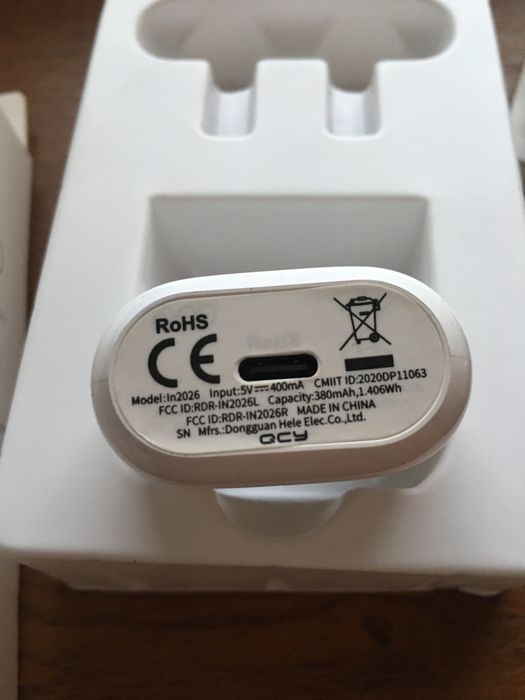 Беспроводные наушники Xiaomi QCY белые