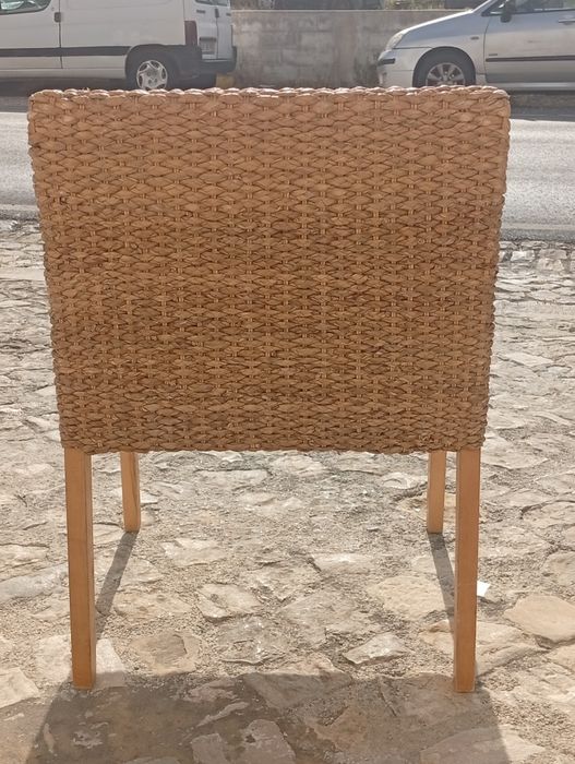 Cadeirão de exterior em fibra de bananeira