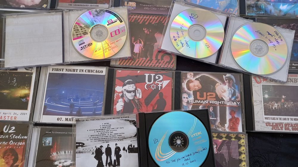U2 concertos - várias tours