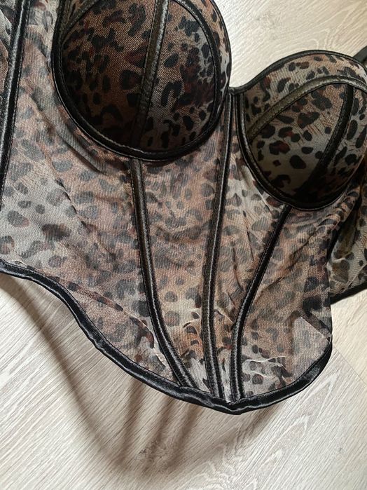 Корсет леопардовий трендовий