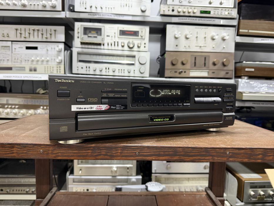 ‼️ Technics SL-VM500 – Zmieniarka CD 5-Płytowa Hi-Fi z Mechanizmem Multi Play i Cyfrowym Wyjściem Audio | Audio Room