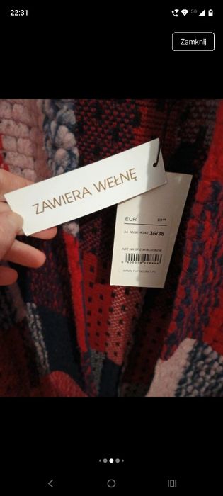 Płaszczyk damski r M