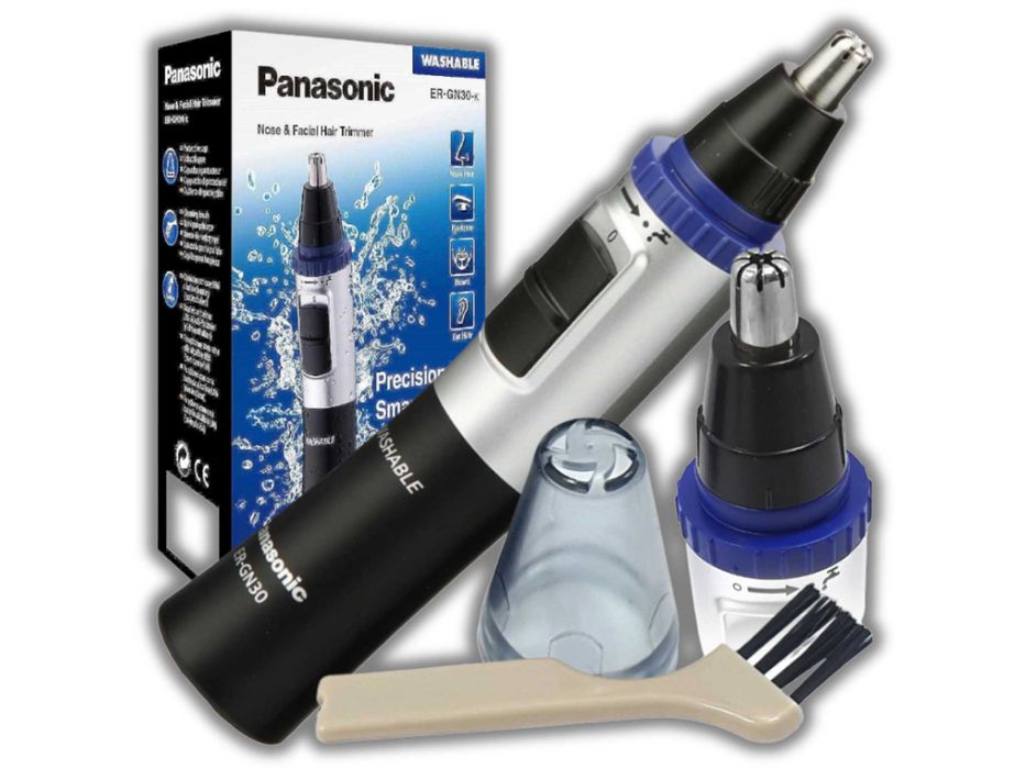 Nowoczesny TRYMER Do Uszu Nosa Brwi Panasonic ER-GN30-K503 (WYPRZEDAŻ)