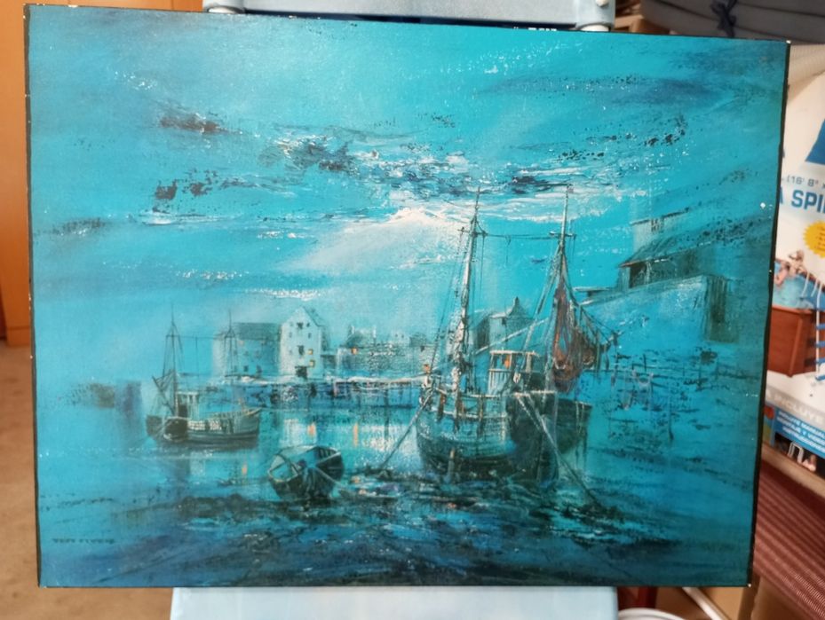 Quadro pintado á mão