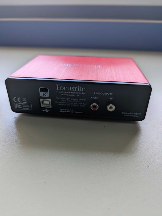 Звукова карта focusrite scarlett solo 2nd gen