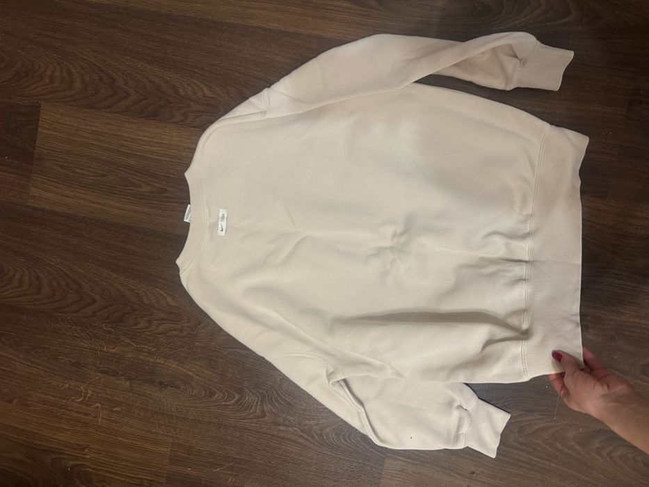 Світшот Nike оригінал, молочний колір,розмір оверсайз