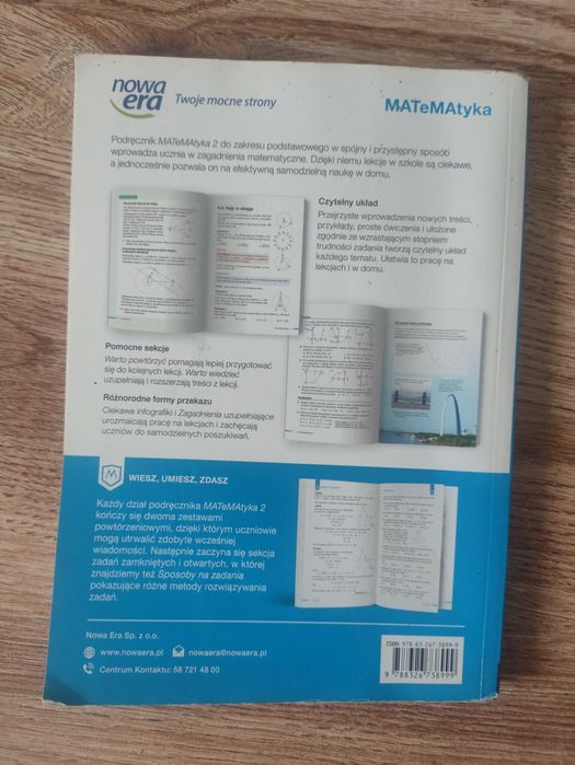 Podręcznik do matematyki klasa 2 nowa era