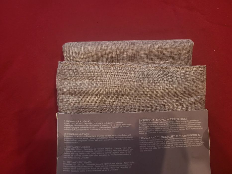 Sprzedam nowe zasłony z przesyłką